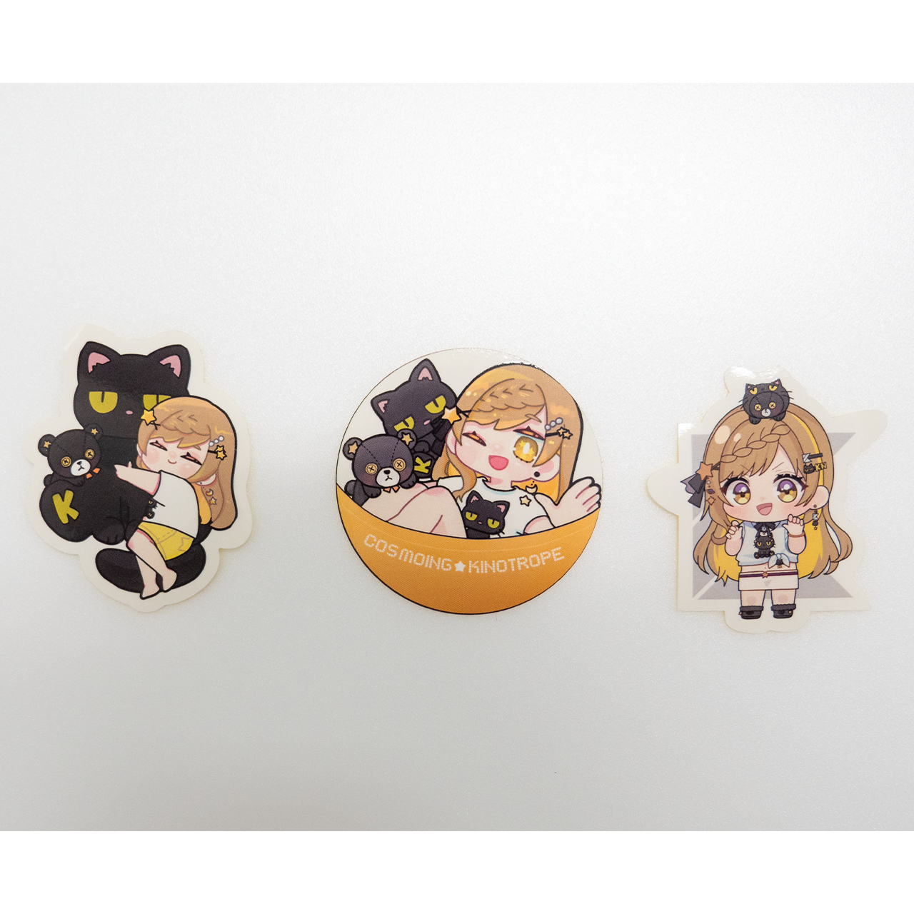 宇宙花いんぐ×KINOTROPEgaming コラボ ステッカー3種セット